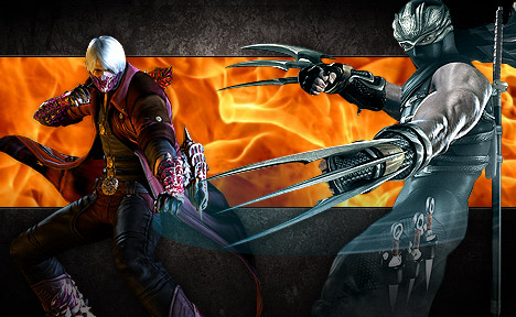 Devil May Cry's Dante and Ninja Gaiden's Ryu Hayabusa